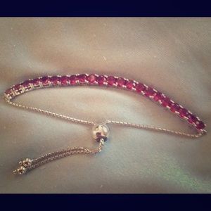 🌺 RHODOLITE Adjustable Tennis Bracelet 🌺